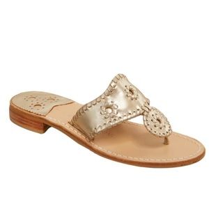 New! Jack Rogers Hampton Flat Sandal, Size 5W